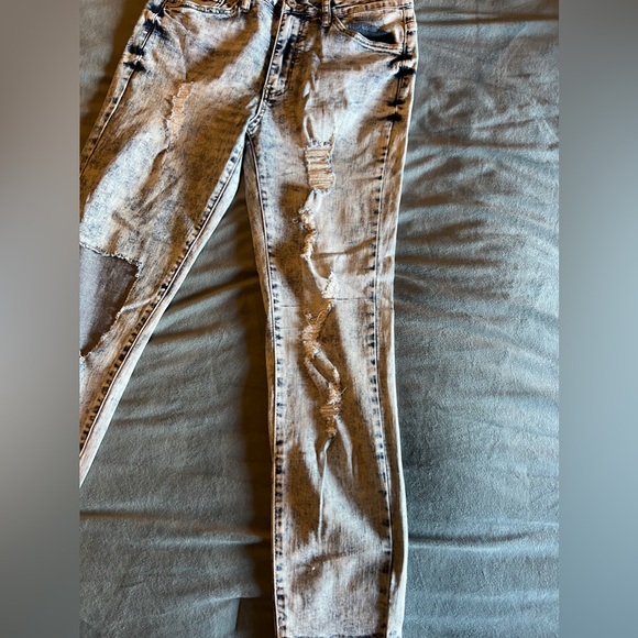 Kancan Acid Wash Skinny Jeans Size 29 - Picture 5 of 9